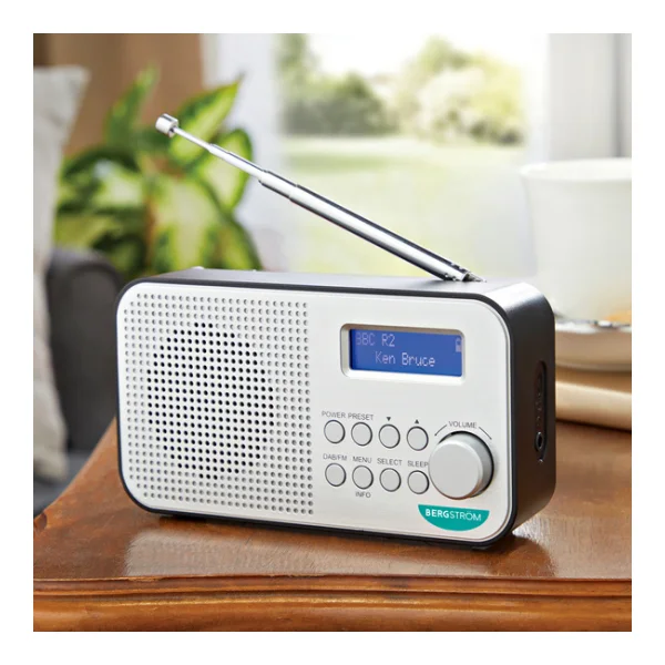 Tragbares Digital-Radio DAB Bergström