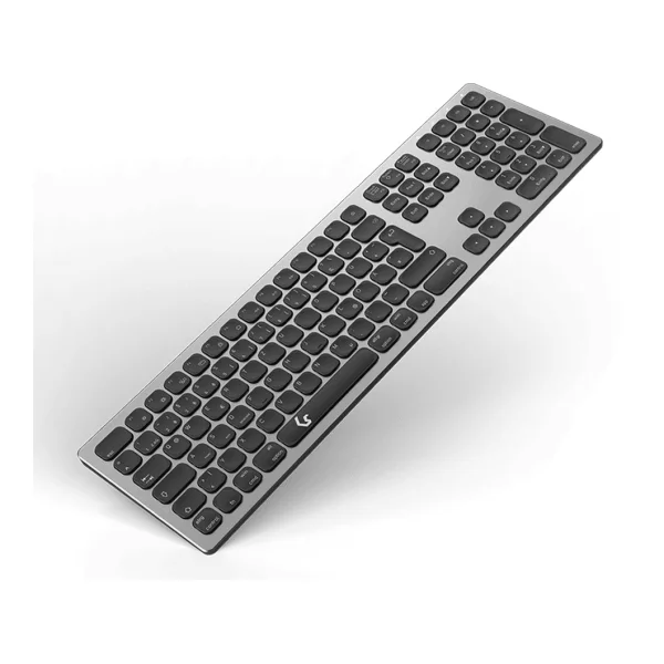KeySonic KSK-8023BTRF Tastatur Bluetooth QWERTZ Deutsch Anthrazit - Schwarz (KSK-8023BTRF (DE))
