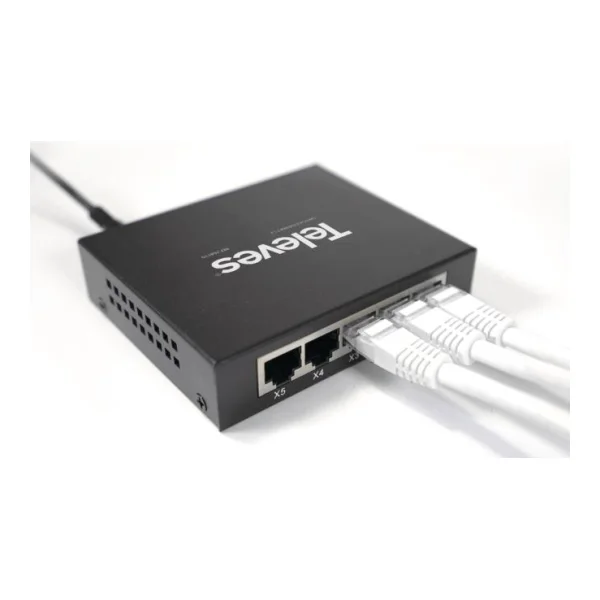 Televes SWUM-1000-5 Ethernet Switch L2 Unmanaged: 5x10/100/1000Mbps (768110)