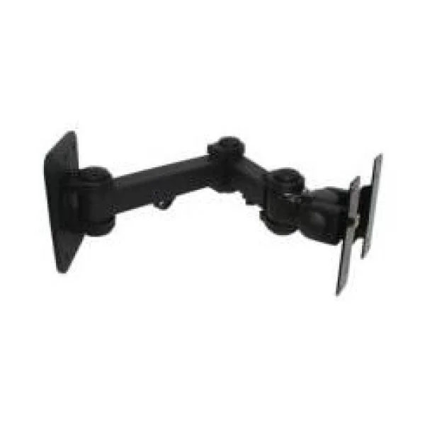 Lindy LCD Multi Joint Wall Bracket - Befestigungskit (Wandbefestigung, 3 Gelenkarme) für LCD-Display - Schwarz - Montageschnittstelle: 100 x 100 mm, 75 x 75 mm (40765)