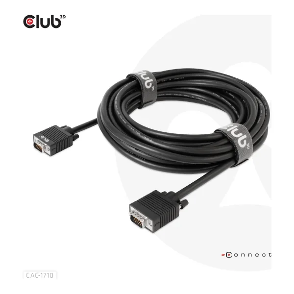 Club 3D - VGA-Kabel - HD-15 (VGA) (M) zu HD-15 (VGA) (M) - 10 m - 1080p-Unterstützung