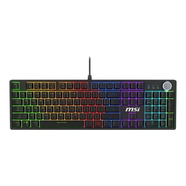 MSI Forge GK320 RGB Red Switch mechanical Gaming Keyboard FR-Layout black (FORGE GK320 RED FR)
