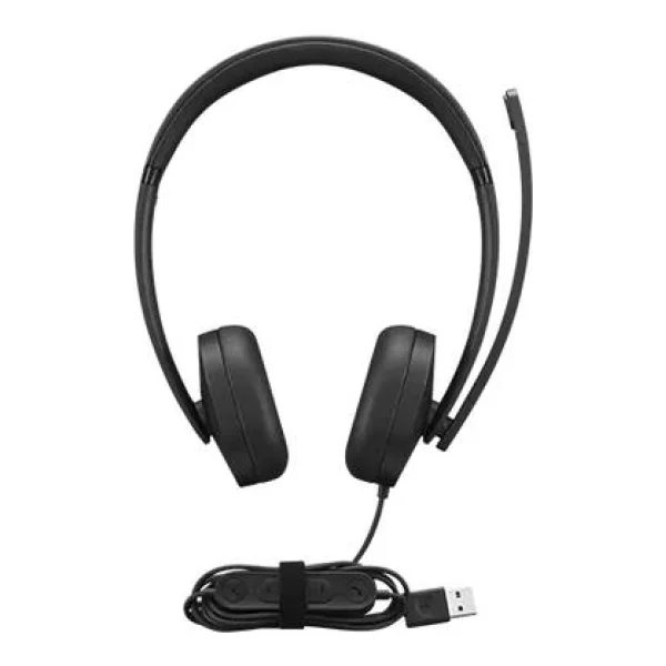 Lenovo Gen 2 - Headset - On-Ear - kabelgebunden - USB-A - Schwarz (4XD1P83425)