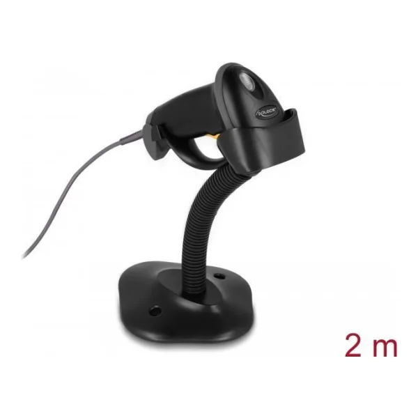 Delock - Barcode-Scanner - Handgerät - 200 Scans/Sek. - decodiert - USB (90584)