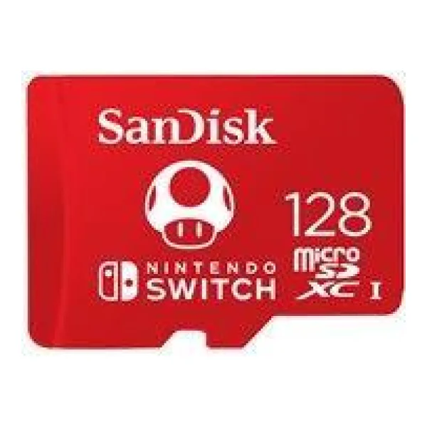 SanDisk - Flash-Speicherkarte - 128GB - UHS-I U3 - microSDXC UHS-I - für Nintendo Switch (SDSQXAO-128G-GNCZN)