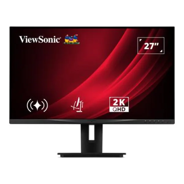 ViewSonic VG2748A?2K LED-Monitor 68,6?cm (27) QHD  HDMI/DP/VGA  Schwarz/Silber