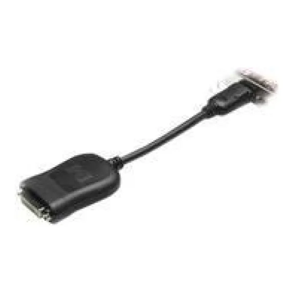 HP - DVI-Adapter - DisplayPort (M) zu DVI-D (W) - Schwarz - für Quadro FX 3800 (481409-001,FH973AA)