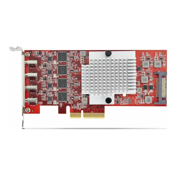StarTech.com 4-Port USB Type-C PCIe Card, USB-C 10Gb, 4x Controllers, TAA (P10Q4C-USB-CARD-LP)