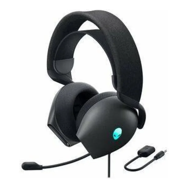 Dell Alienware Kabelgebundenes Gaming-Headset AW520H Over-Ear, mit Mikrofon, Dark Side of the Moon, Geräuschunterdrückung (545-BBFH)