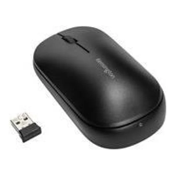 Kensington SureTrack Dual Wireless Mouse - Maus - optisch - 4 Tasten - kabellos - 2.4 GHz, Bluetooth 3.0, Bluetooth 5.0 LE - kabelloser Empfänger (USB) - Schwarz