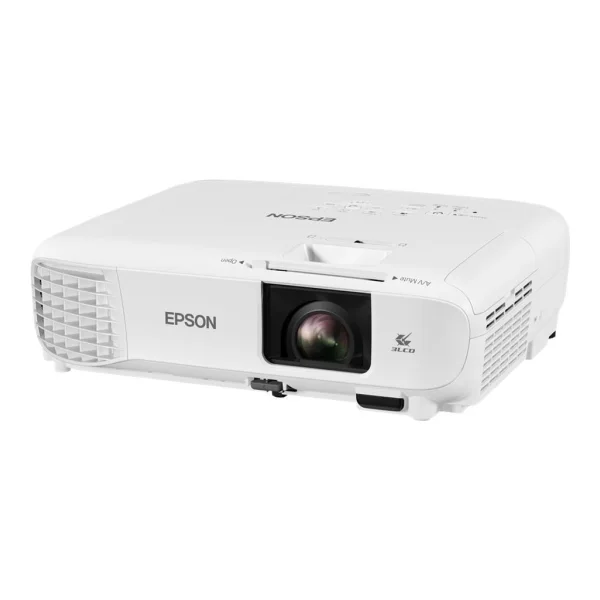 Epson EB-W49 - 3-LCD-Projektor - tragbar - 3800 lm (weiß) - 3800 lm (Farbe) - WXGA (1280 x 800) - 16:10 - LAN - weiß (V11H983040)
