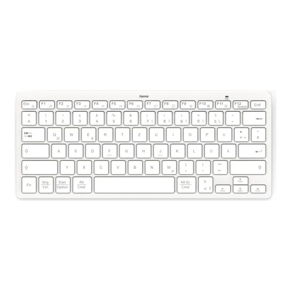 Hama Bluetooth®-Mini-Tastatur Travel 400 für Tablets, kabellos, WS, QWERTZ DE (00125133)