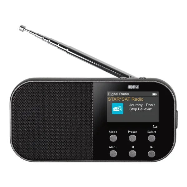 Imperial DABMAN 15 Taschenradio DAB+, UKW AUX, DAB+, UKW Tastensperre, Weckfunktion, wiederaufladbar Anthrazit (22-125-00)