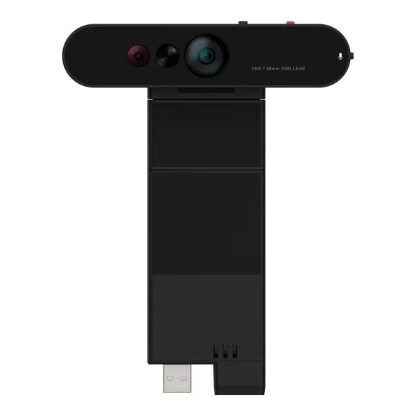 Lenovo ThinkVision MC60 - Webcam - Farbe - 1920 x 1080 - 1080p - Audio - USB2.0 - MJPEG, YUY2 (4XC1K97399)