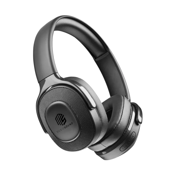 Cellularline Music+Sound DEEP Bluetooth-Kopfhörer schwarz on-ear max.25h Laufzeit 1 (60722)