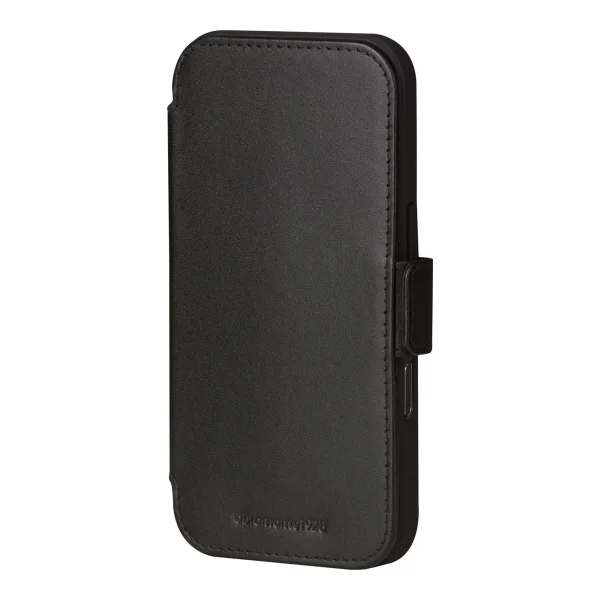 dbramante1928 Copenhagen - Flip-Hülle für Mobiltelefon - genarbtes Leder - Schwarz - für Apple iPhone 17 (CO63GTBL6616)