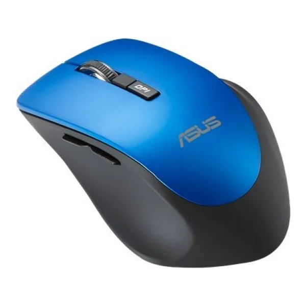 ASUS WT425 - Maus - Für Rechtshänder - optisch - 6 Tasten - kabellos - 2.4 GHz - kabelloser Empfänger (USB) - königsblau