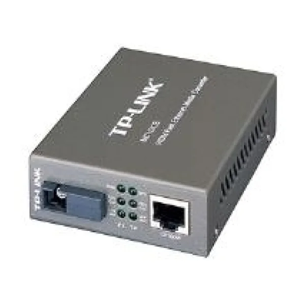 TP-Link MC112CS - Medienkonverter - 10Base-T, 100Base-FX, 100Base-TX - RJ-45 - SC single mode - extern - bis zu 20 km - 1310 (TX) / 1550 (RX) nm (MC112CS)