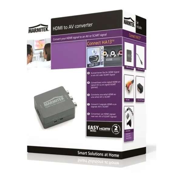 Marmitek Connect HA13 HDMI to AV converter - Videokonverter - HDMI - Composite-Video (08263)