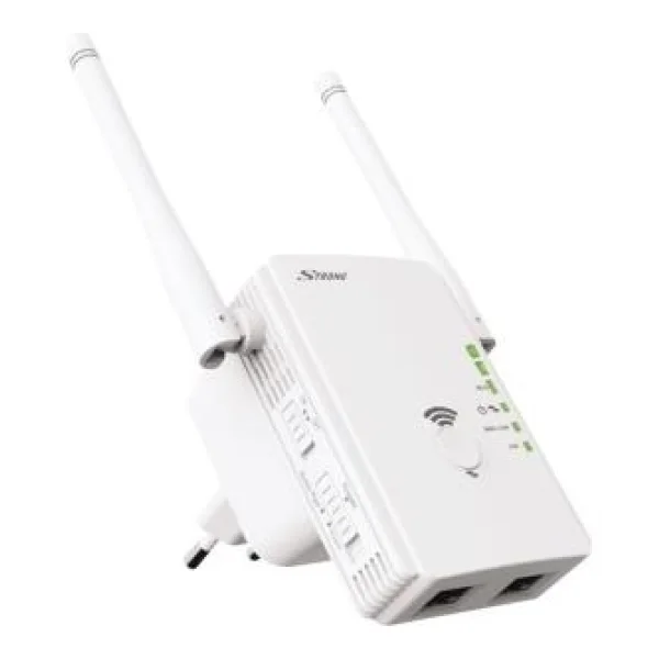 Strong Universal Repeater 300 - Wi-Fi-Range-Extender - 2 Anschlüsse - 100Mb LAN - Wi-Fi - 2.4 GHz