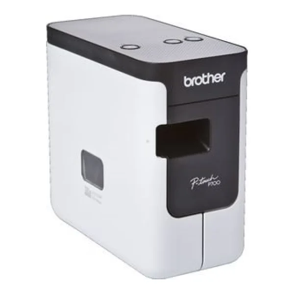 Brother P-Touch PT-P700 - Etikettendrucker - Thermotransfer - Rolle (2,4 cm) - 180 dpi - bis zu 30 mm/Sek. - USB - Cutter - Schwarz, weiß (PTP700ZG1)