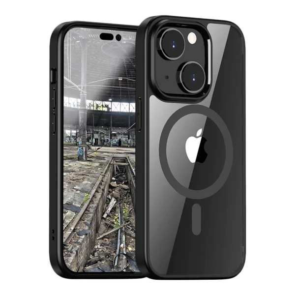 JT Berlin BackCase Pankow Hybrid MagSafe - Apple iPhone 14 - schwarz/transparent - 10924 (10924)