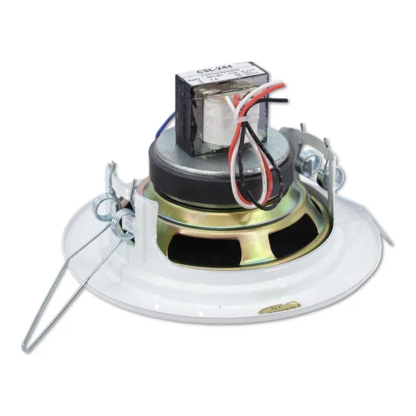 Omnitronic Einbaulautsprecher CS-4W 6 W 100 V Weiß 1 St. (80710206)