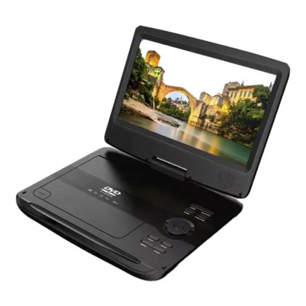Inter Sales Denver MT-1097, Tragbarer DVD-Player, Tisch, Schwarz, DVD-Video, CD, CD-R, CD-RW, DVD, DVD+R, DVD+RW, DVD-R, DVD-RW, 25,4 cm (10 Zoll) - DVD-Brenner (MT-1097)