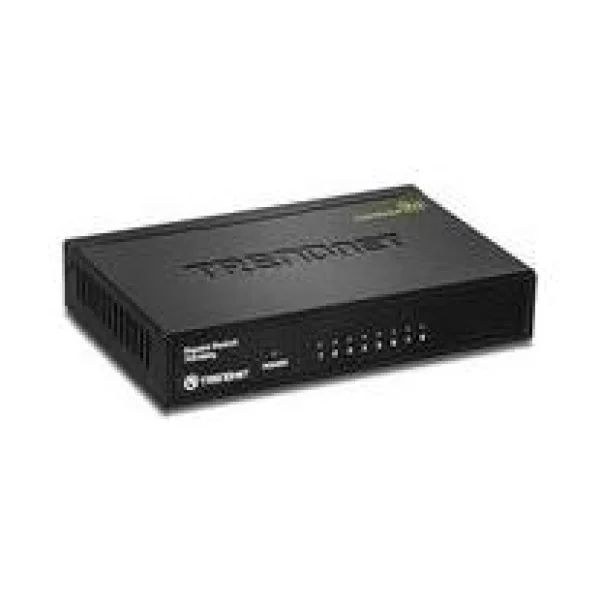 TRENDnet TEG S82g 8-Port Gigabit GREENnet Switch - Switch - 8 x 10/100/1000 - Desktop (TEG-S82G)