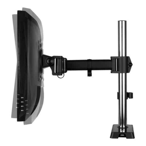 ARCTIC Z1 (Gen 3) - Tischhalterung für LCD-Display (einstellbarer Arm) - Stahl, Aluminiumlegierung - mattschwarz - Bildschirmgröße: up to 109,2 / 124,5 cm (ultra-wide) (up to 109,20cm (43) / 49 (ultra-wide)) (AEMNT00052A)