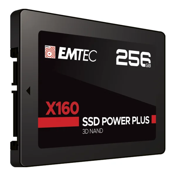 Emtec SSD Power Plus X160 - SSD - 256 GB - intern - 2.5 (6.4 cm) - SATA 6Gb/s (ECSSD256GNX160)