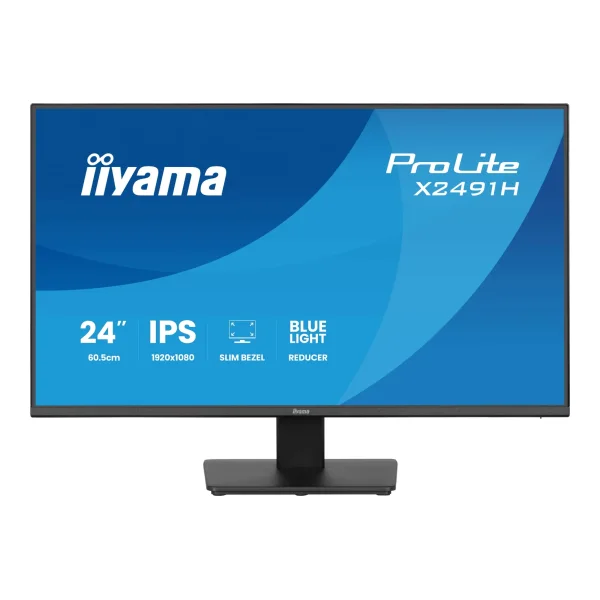 Iiyama ProLite X2491H-B1 60,5 cm (23,8) IPS-Monitor Full HD 120 Hz HDMI DP Schwarz
