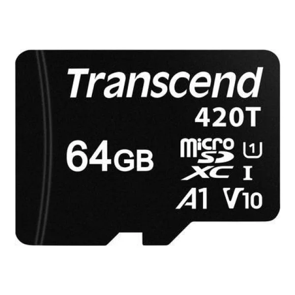 Transcend - Flash-Speicherkarte - 64 GB - UHS-I / Class10 - microSDXC UHS-I (TS64GUSD420T)