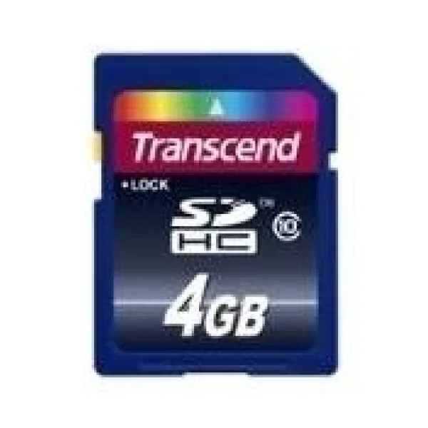 Transcend - Flash-Speicherkarte - 4GB - Class 10 - SDHC (TS4GSDHC10)
