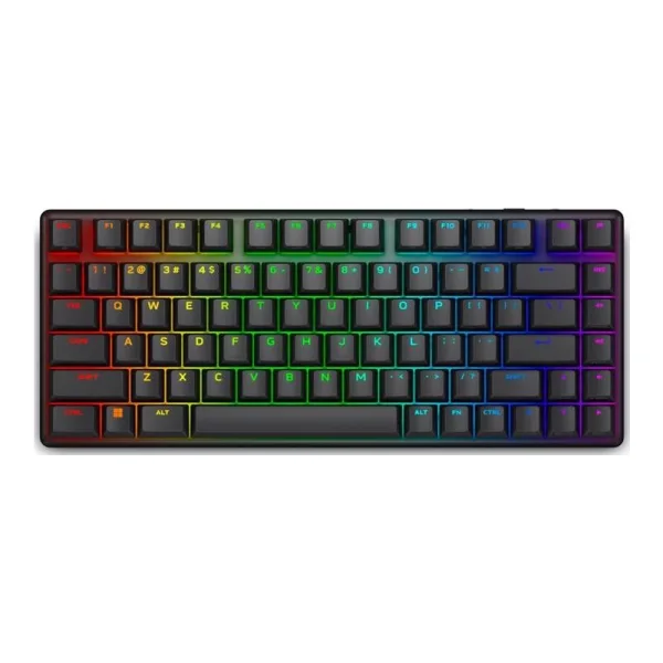 Dell Alienware Pro Wireless Gaming Keyboard - Tastatur - 75% - compact TKL - AlienFX Per-Key RGB / 16,8 Millionen Farben - kabellos - 2.4 GHz, Bluetooth 5.1, USB - QWERTY - USA - Tastenschalter: Alienware lineare mechanische Switches (Hotswap-fähig) (PRO-KB-G-WW)