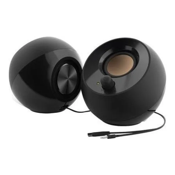 Creative Pebble - Lautsprecher - für PC - 4,4 Watt (Gesamt) - Schwarz (51MF1680AA000)