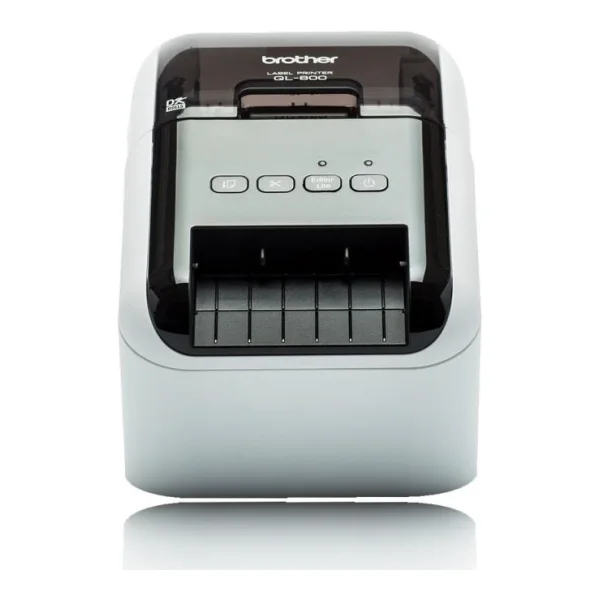 Brother QL-800 - Etikettendrucker - zweifarbig (monochrom) - Thermodirekt - Rolle (6,2 cm) - 300 x 600 dpi - bis zu 148 mm/Sek. - USB 2.0, USB-Host - Cutter (QL800ZG1)