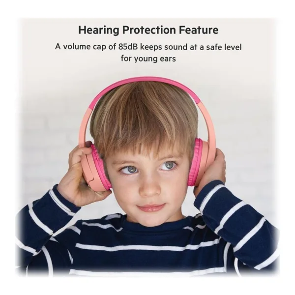Belkin SoundForm kabelgeb.On-Ear Kopfhörer f.Kinder,pk.AUD010hqPK (AUD010HQPK)