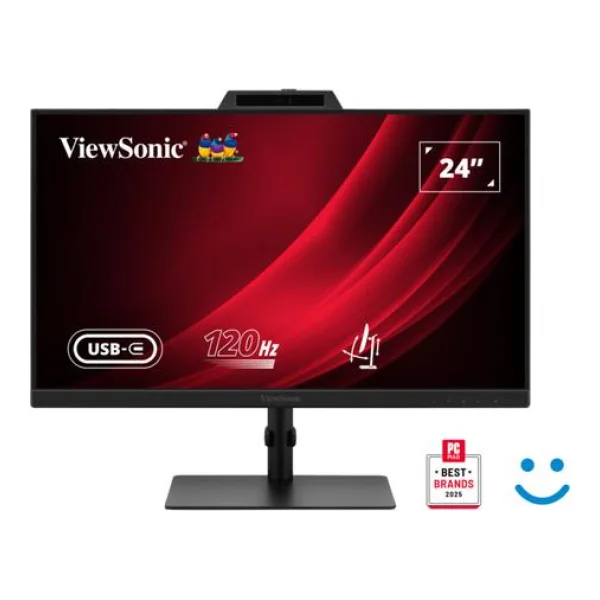 Viewsonic 60,5cm VG2441V Webcam 16:9 HDMI/DP/USBC 120Hz FHD (VG2441V)