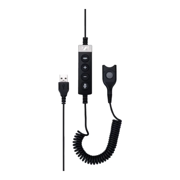 EPOS USB-ED CC 01 MS - Headset-Kabel - USB männlich bis EasyDisconnect männlich - 1,61 m - gewickelt (1000824)