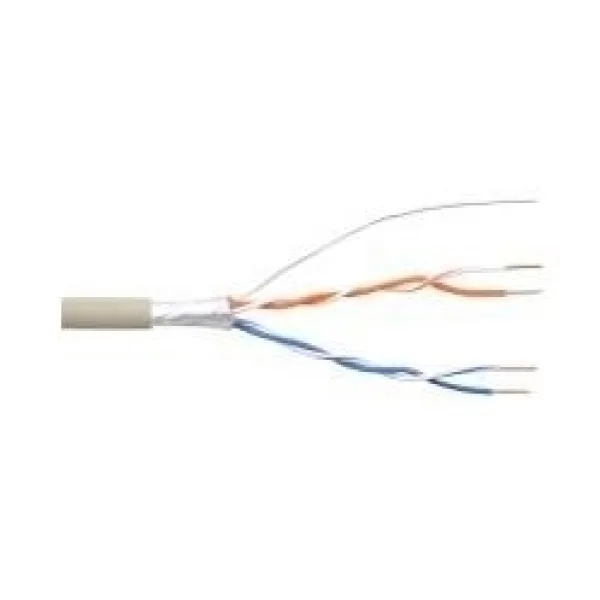 InLine Telefon-Kabel 4-adrig, 2x2x0,6mm, zum Verlegen, 100m Rolle (69980)