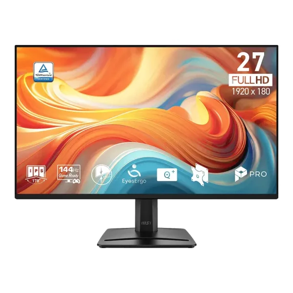 MSI PRO MP275 E14L 27 FHD IPS-Monitor 144 Hz 4 ms HDMI VGA Schwarz (9S6-3PF0CM-003)