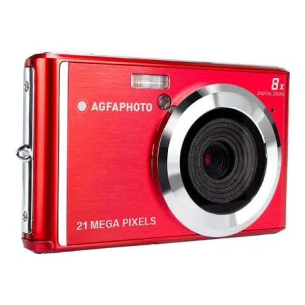 AgfaPhoto DC5200 - Digitalkamera - Kompaktkamera - 21.0 MPix - 720p - Rot