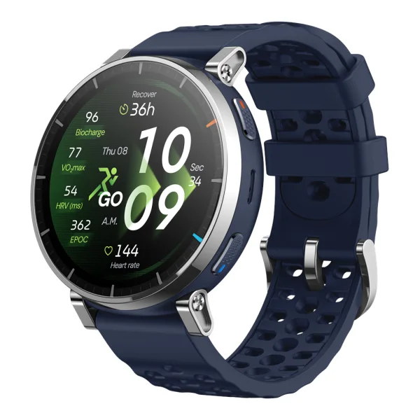 Amazfit Active 3 Premium Dark Blue Smartwatch HYROX-Modus (W2558GL2N)