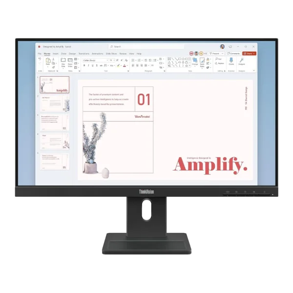 Lenovo ThinkVision E24-40 23.8 FHD Monitor IPS 100Hz HDMI DP VGA (64BAMAT1EU)