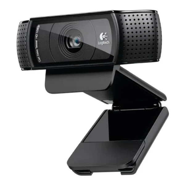 Logitech HD Pro Webcam C920 - Full High Definition-Video in 1080p - Klemm-Halterung (960-001055)