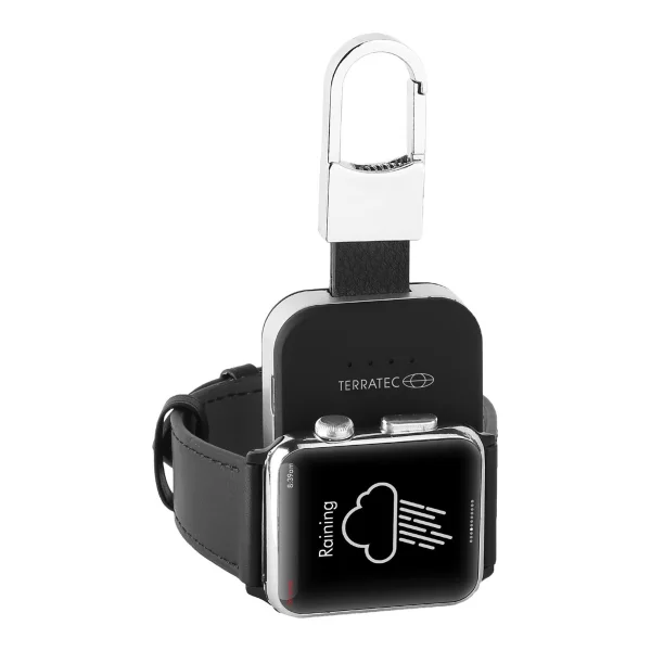 TERRATEC Charge AIR Key - Induktives Ladepad / Powerbank - 950 mAh - 2 Watt - für Apple Watch