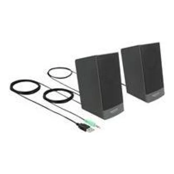 DeLOCK - Lautsprecher - für PC - 3 Watt (Gesamt) - Schwarz (27001)