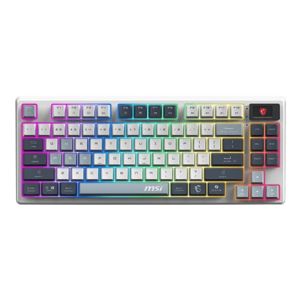 MSI Forge GK600 TKL W Sky DE GAMING Keyboard Black retail (S11-43DEP01-HH9)
