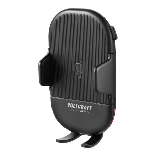 Voltcraft VC-Qi-WCM15 KFZ-Handyhalterung Lüftungsgitter Qi Wireless Charger 15W 55-89 mm